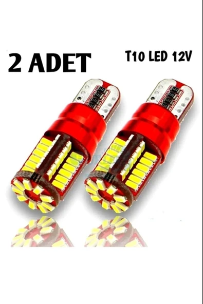 Nissan Juke Plaka Parklar Için 57 Ledli T10 Beyaz Ampul 2 Adet ürün görseli 1