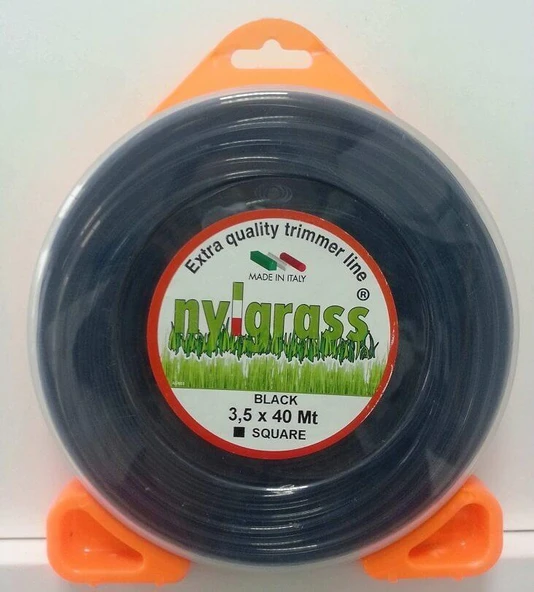 Nylgrass Motorlu Tırpan Misinası 3.5mm 4 Köşe 40 Mt ürün görseli 1