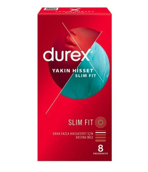 Durex Yakın Hisset Slim Fit 8li ürün görseli 1