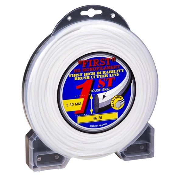 Fırst Tırpan Misinası Misina 3.3 mm 46M Beyaz 6 Köşe ürün görseli 1