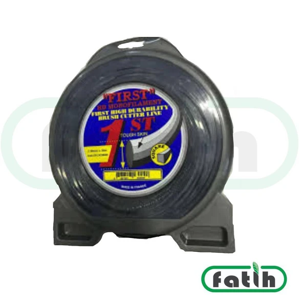 First Tırpan Misina 3.3 mm 36 metre Silikonlu Motorlu Tırpan Siyah ürün görseli 1