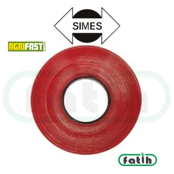 Simes Agrifast Bitki Bağlama Tabanca Bantı Kırmızı ürün görseli 1