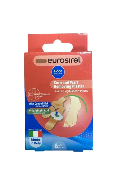 Foot Doctor Eurosırel Salisilik Asitli Nasır ve Siğil Giderici Plaster 6 adet ürün görseli 1