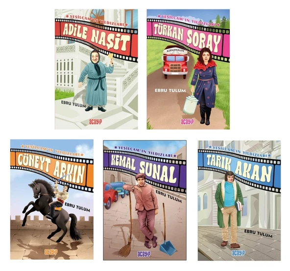 Ebru Tulum Yeşilçamın Yıldızları Seti (5 Kitap) ürün görseli 1