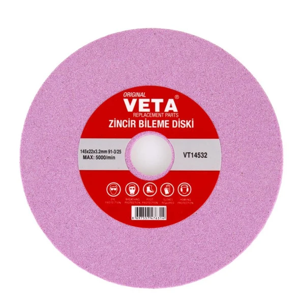 Zincir Bileme Diski 145x22x3.2mm 91-3/25 Veta ürün görseli 1