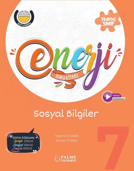 7.SINIF ENERJİ SOSYAL BİLGİLER SORU KİTABI ürün görseli 1