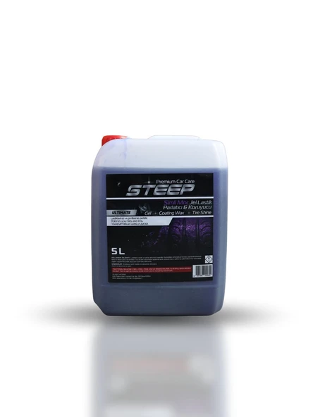 STEEP Ultimate Simli Jel Lastik Parlatıcı Mor 5 Lt ürün görseli 1