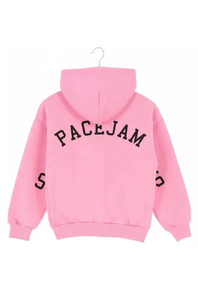 Kız Çocuk Sweatshirt Baskılı Kışlık Şardonlu - Resim 3
