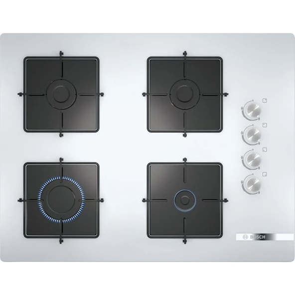Bosch POP7C2O12O Ankastre Cam Ocak Beyaz ürün görseli 1