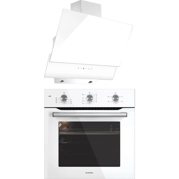 Kumtel 2'Li Camlı Ankastre Set (A6-SF2 + DA6-835) ürün görseli 1
