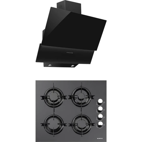 Kumtel 2'Li Camlı Ankastre Set (KO-40TAHDF + KO-735) ürün görseli 1
