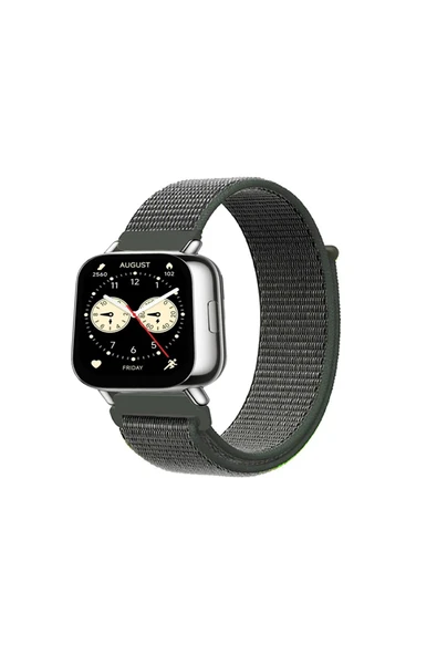 KRETON KRETON Xiaomi Redmi Watch 5 Lite / 5 Active  Uyumlu Spor Kumaş Desenli Cırt Cırtlı Kordon Kayış ürün görseli 1