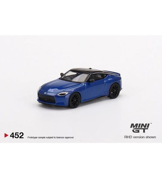 Mini GT 452 Nissan Fairlady Z Version ST 2023 Seiran Blue 1/64 Model Araba ürün görseli 1