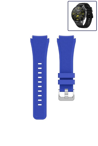 KRETON KRETON Huawei Watch Gt4 46mm Akıllı Saat Uyumlu Tırtık Desenli Silikon Kordon Kayış ürün görseli 1