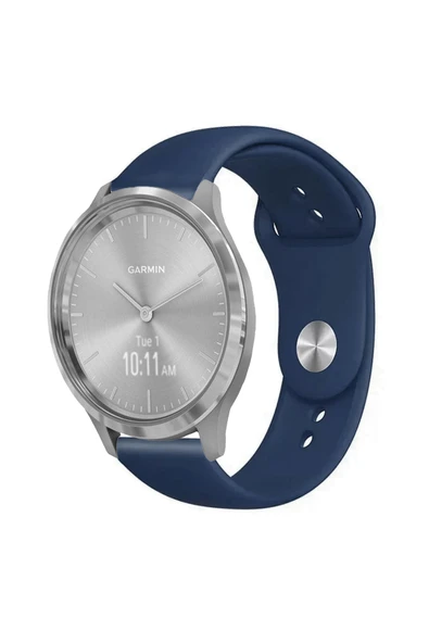 KRETON KRETON Garmin Vivomove Trend Ile Uyumlu Yumuşak Dokulu Silikon Kordon Kayış (20MM) ürün görseli 1
