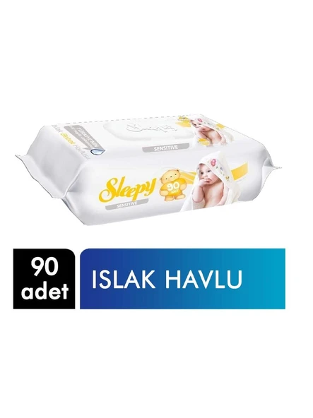 SLEEPY SENSTİVE 90 LI ISLAK HAVLU ürün görseli 1