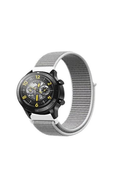 KRETON KRETON Realme Watch 2 ve 2 Pro Uyumlu Spor Kumaş Desenli Cırt Cırtlı Kordon Kayış ürün görseli 1