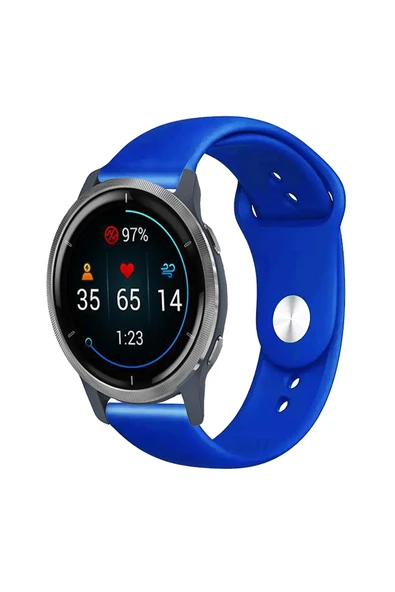 KRETON KRETON Garmin Venu 2 Ile Uyumlu Yumuşak Dokulu Silikon Kordon Kayış ürün görseli 1