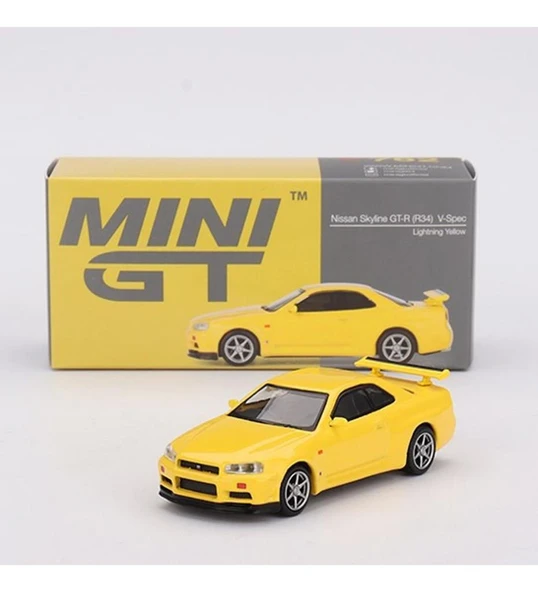 PTTAVM: Mini GT 762 Nissan Skyline GT-R (R34) V-Spec Lightning