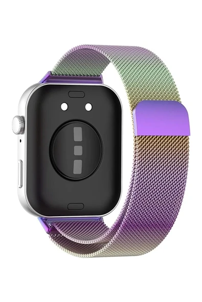 KRETON KRETON Huawei Watch Fit 3 / Fit 4 / Fit 4 Pro Ile Uyumlu Kordon Hasır Örgü Metal Mıknatıslı Kayış ürün görseli 1
