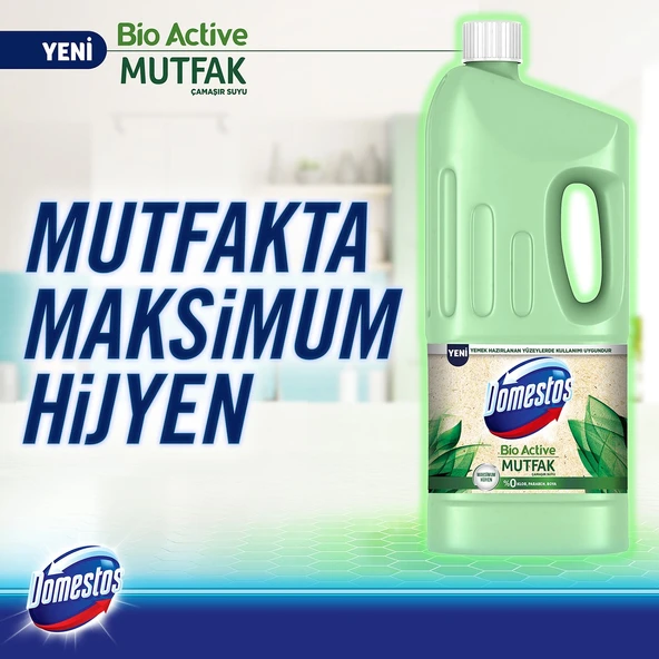 Domestos Çamaşır Suyu Bio Active Mutfak 1850 Ml - Resim 3