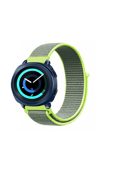 KRETON KRETON Samsung Gear Sport Uyumlu Spor Kumaş Desenli Cırt Cırtlı Kordon Kayış ürün görseli 1