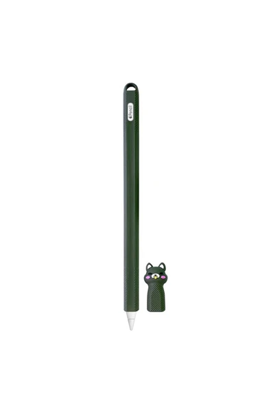 KRETON KRETON Apple Pencil (2. NESİL) Uyumlu Kılıf Renkli Kedi Figürlü Kaydırmaz Silikon Koruyucu ürün görseli 1