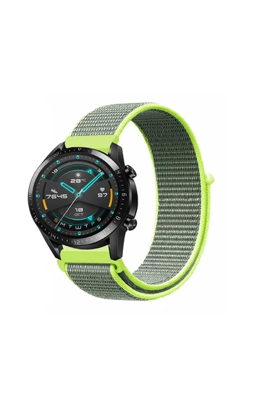 KRETON KRETON Huawei Watch Gt2 46mm Uyumlu Spor Kumaş Desenli Cırt Cırtlı Kordon Kayış ürün görseli 1
