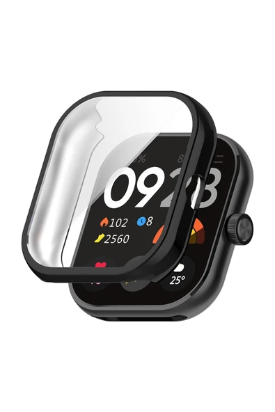 KRETON KRETON Redmi Watch 4 Uyumlu Kasa ve Ekran Koruyucu 360 Tam Koruma Silikon Kılıf ürün görseli 1