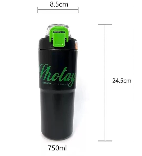 SHOTAY TWEEN ÇELİK TERMOS MATARA 750 ML - Resim 7