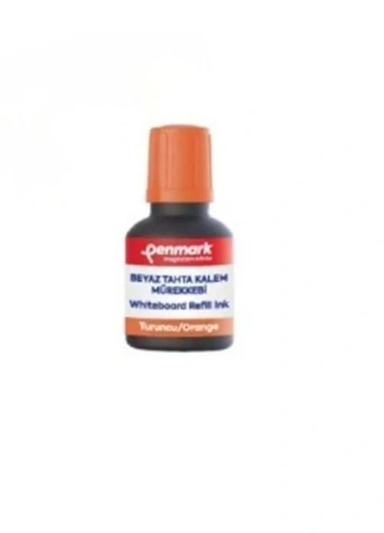 PENMARK BEYAZ TAHTA KALEMİ MÜREKKEBİ 30 ML TURUNCU ürün görseli 1