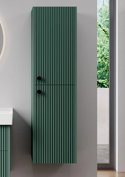 Denko Marsilya 40 cm (Beyoğlu Yeşil) Banyo Çamaşır Boy Dolabı ürün görseli 1