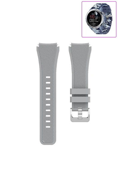 KRETON KRETON Honor Watch GS Pro Akıllı Saat Uyumlu Tırtık Desenli Silikon Kordon Kayış ürün görseli 1