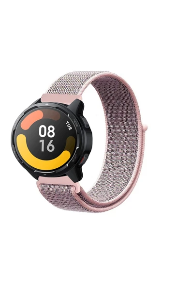 KRETON KRETON Xiaomi Watch Color /  Color 2 Uyumlu Spor Kumaş Desenli Cırt Cırtlı Kordon Kayış ürün görseli 1