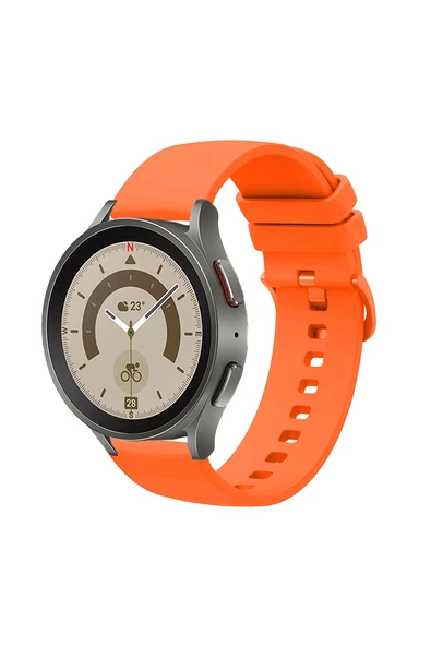 KRETON KRETON Samsung Galaxy Watch 4 40mm/44mm Uyumlu Kordon Yumuşak Dokulu Soft Renk Tokalı Silikon Kayış ürün görseli 1