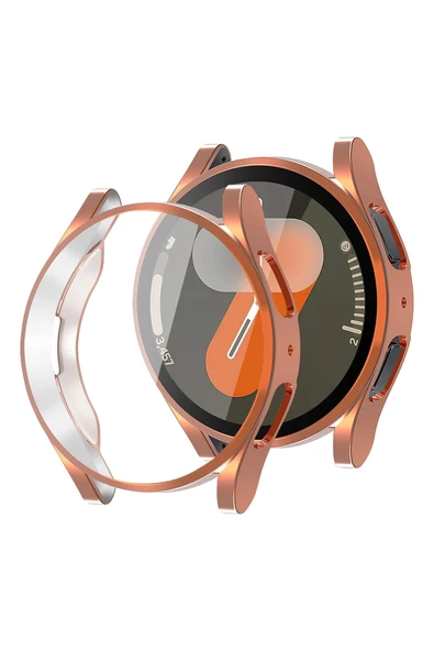 KRETON KRETON Samsung Galaxy Watch 7 44mm ile Uyumlu Kasa Ve Ekran Koruyucu 360 Tam Koruma Silikon Kılıf ürün görseli 1