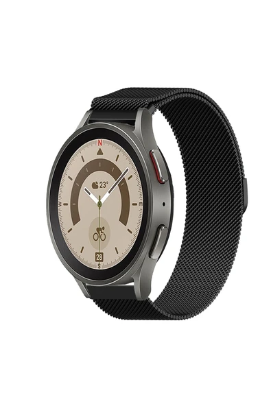 KRETON KRETON Samsung Galaxy Watch 5 40mm/44mm Uyumlu Kordon Hasır Metal Örgü Mıknatıslı Milano Kayış ürün görseli 1