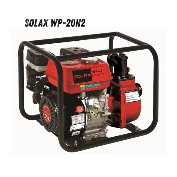 Solax Wp-20h2 '' Dört Zamanlı Yüksek Basınçlı Benzinli Motopomp ürün görseli 1