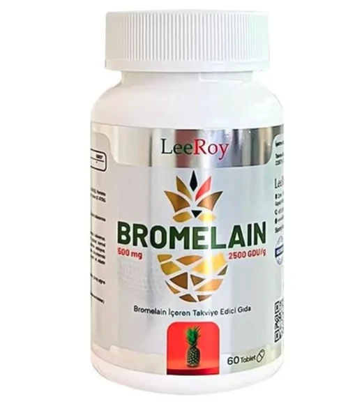 Leeroy Bromelain 60 Tablet ürün görseli 1