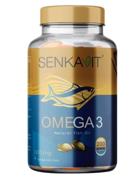 Senkavit Omega 3 1300 mg 200 Softjel ürün görseli 1