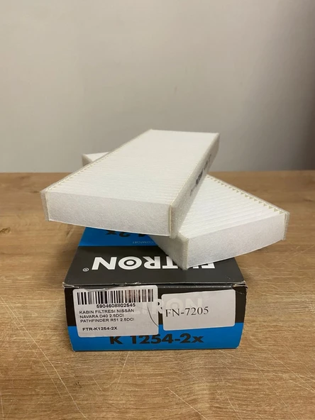 Filtron K1254-2X (Çiftli) Polen Filtresi Nissan Navara 2.3dcı - 2.5d 2.5tdı / Pathfinder 2.4 - 2.5tdı 27274EA000 999M1D4005 ürün görseli 1