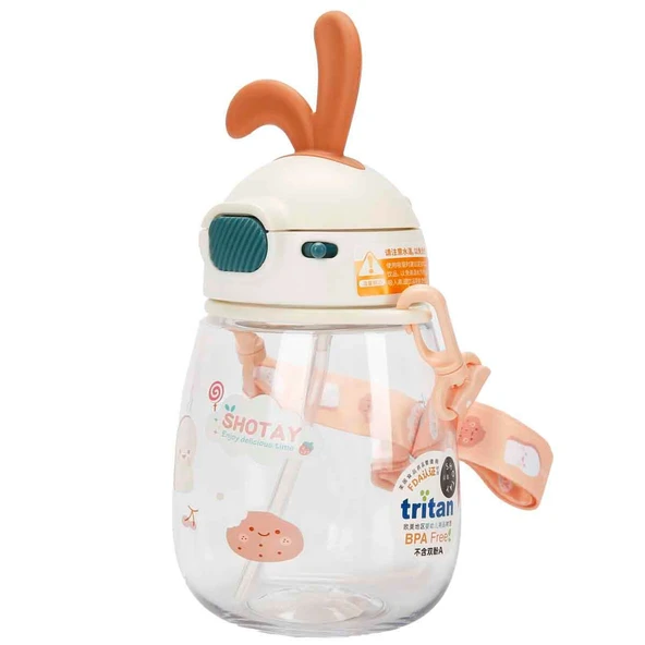 SHOTAY RABBIT TRİTAN MATARA 600 ML - Resim 4