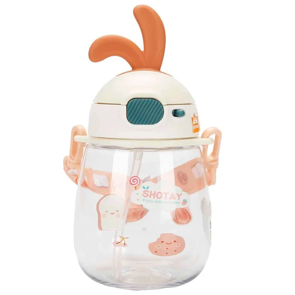 SHOTAY RABBIT TRİTAN MATARA 600 ML - Resim 2
