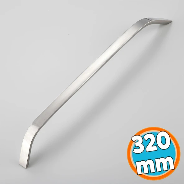 Mobilya Çekmece Mutfak Dolabı Dolap Kapak Kulpları Kulb Kulpu 32 cm Metal İnox Kulp 320 mm ürün görseli 1