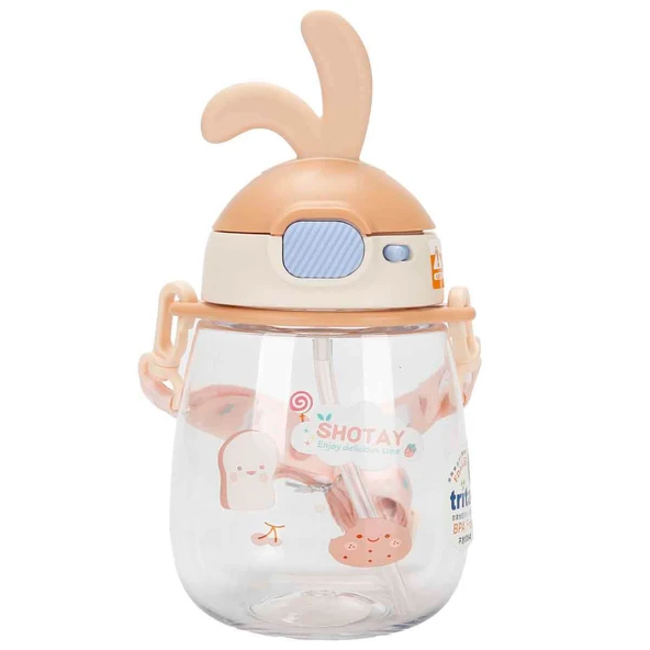 SHOTAY RABBIT TRİTAN MATARA 600 ML - Resim 7