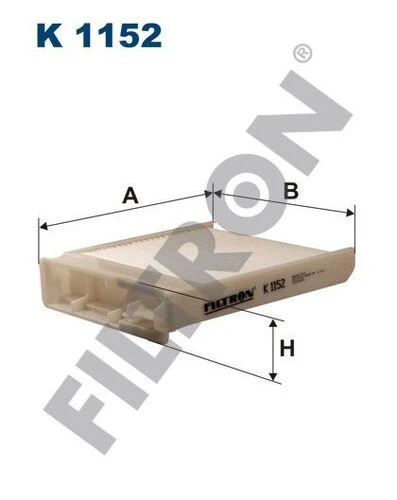 Filtron K1152 Polen Filtresi Micra K12 2003-2010 NOTE 2006-2012 DUSTER DOKKER LOGAN SANDERO CLIO III MODUS TWINGO II 1.2 1.4 1.5 27891AX01A 1046935 8671018403 27891AX025 2727700QAA ürün görseli 1
