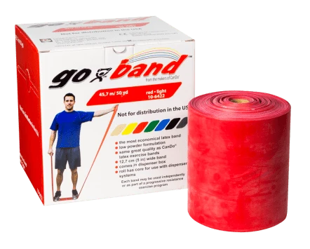 CanDo Go-Band Direnç Egzersiz Bandı Kırmızı ( lıght) 45.7 mt -10-6422 ürün görseli 1