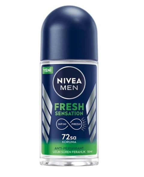 Nivea Men Fresh Sensation Erkek Roll-On Deodorant 50 ml ürün görseli 1