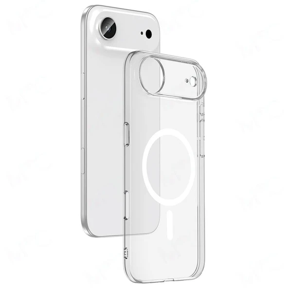iPhone 17 Air MagSafe Mika Crystal Case Telefon Kılıfı ürün görseli 1