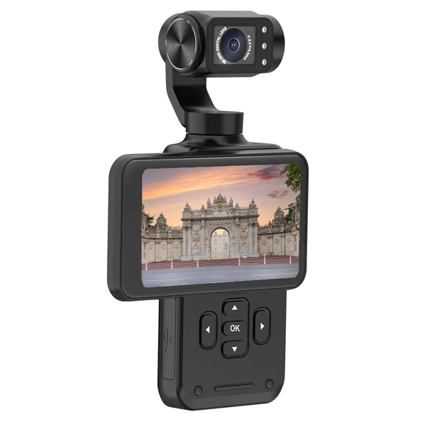 Mioji Pocket 3 5K 30FPS 48MP 3 Eksenli Gimbal Kamera - Resim 2